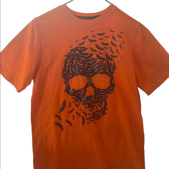 Skull and bats Halloween t-shirt unisex - Picture 8 of 8
